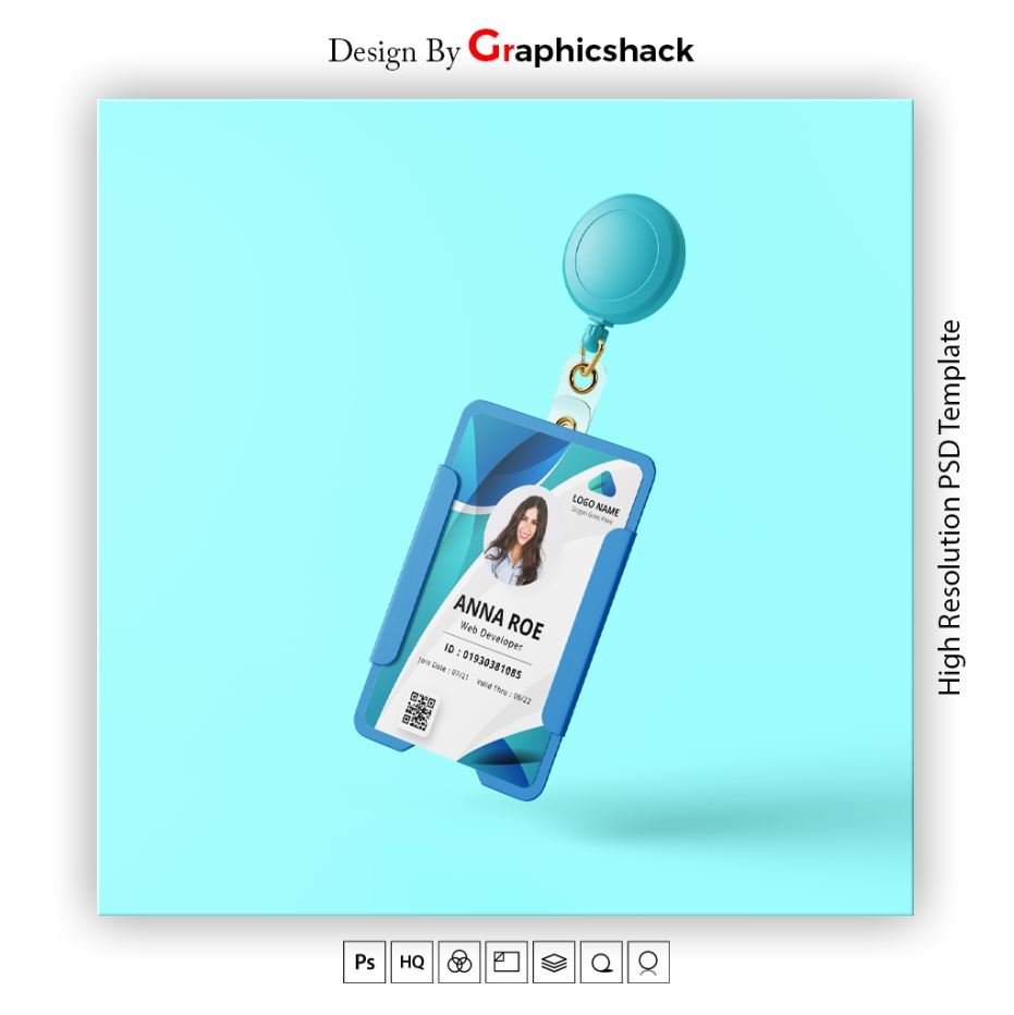 Badge Reel Template 